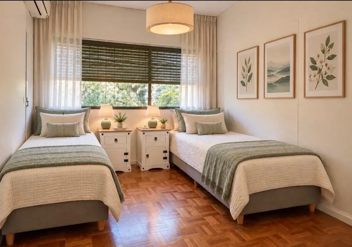 Habitación con dos camas